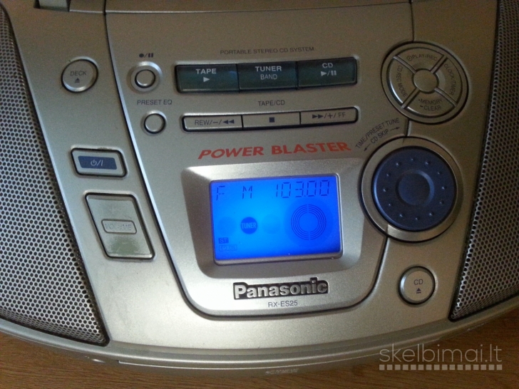 Panasonic muzikos centras,nešiojamas