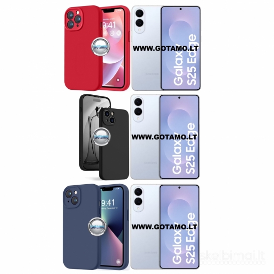466 B-Soft Plus dėklai nugarėlės Samsung Galaxy S25 Edge telefonui