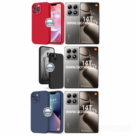 470 B-Soft Plus dėklai nugarėlės Xiaomi 14T, Xiaomi 14T Pro telefonams