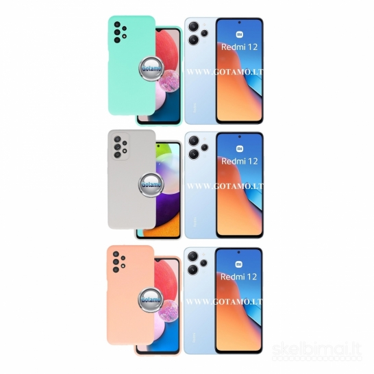 474 B-Soft Plus dėklai nugarėlės Xiaomi Redmi 12, Xiaomi Redmi 12 5G telefonams