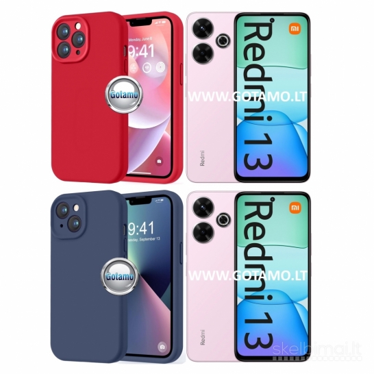 475 B-Soft Plus dėklai nugarėlės Xiaomi Redmi 13, Xiaomi Redmi 13 5G telefonams