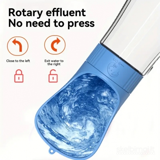 Nešiojama gertuvė šunims