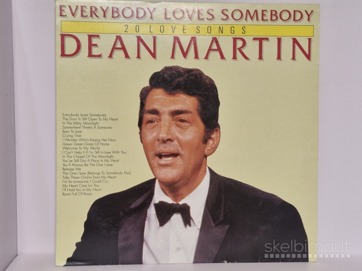 LP plokštelė Dean Martin – Everybody Loves Somebody (20 Love Songs)