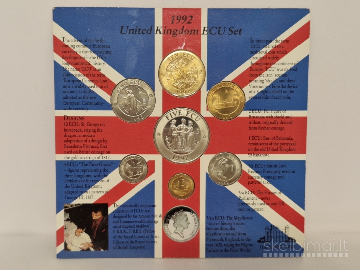1992 m. Jungtinės Karalystės ECU monetų rinkinys