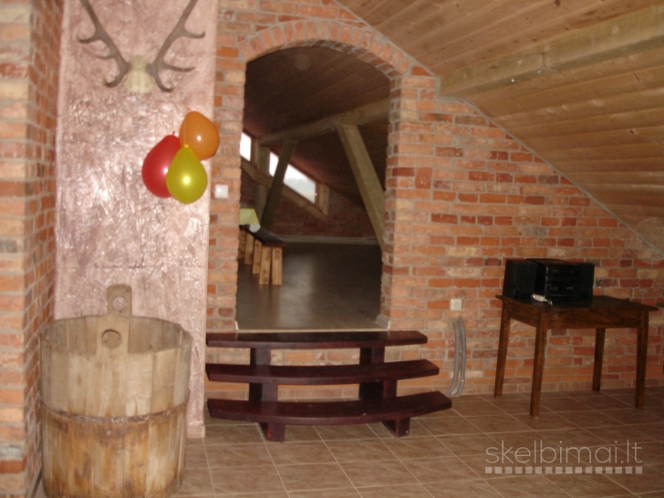  Pirtelė su pokylių sale Klaipėdos rajone