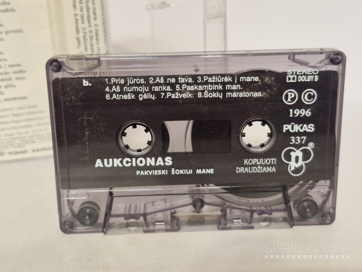 Audio kasetė Aukcionas – Pakvieski Šokiui Mane
