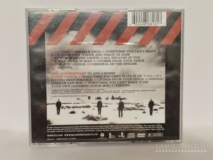 Audio CD + DVD U2 – How To Dismantle An Atomic Bomb