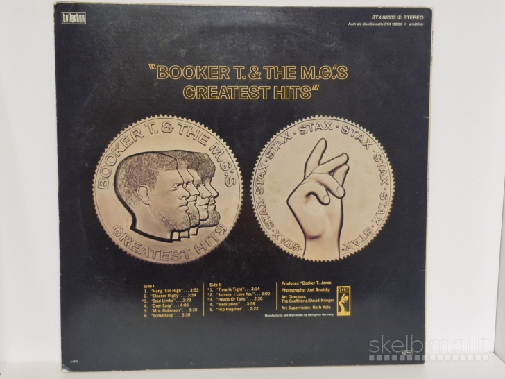 LP plokštelė Booker T & The MG's – Greatest Hits