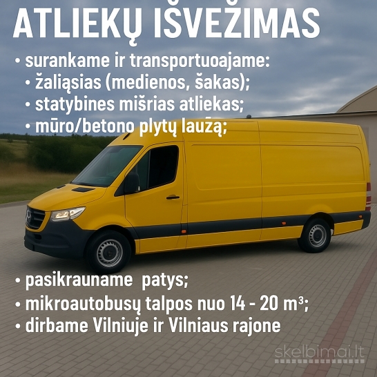 Statybinių konteinerių nuoma šiukšlėms Vilniuje