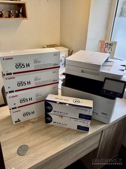 Spausdintuvas Canon i-sensys Mf645cx + 6 kasetės