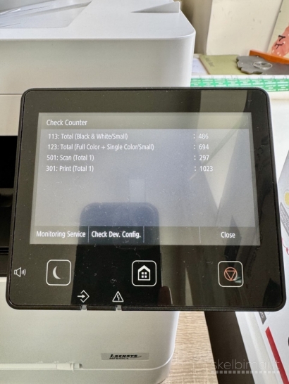 Spausdintuvas Canon i-sensys Mf645cx + 6 kasetės