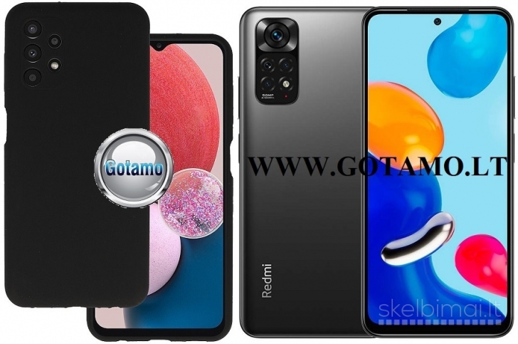 487 B-Soft Plus dėklai nugarėlės Xiaomi Redmi Note 11, Note 11S telefonams