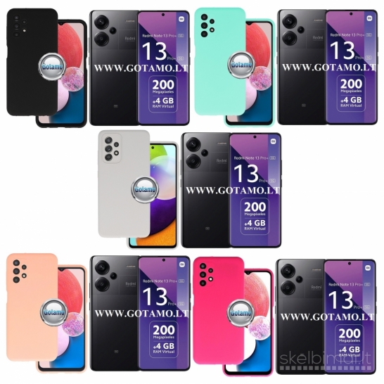 492 B-Soft Plus dėklai nugarėlės Xiaomi Redmi Note 13 Pro Plus telefonui
