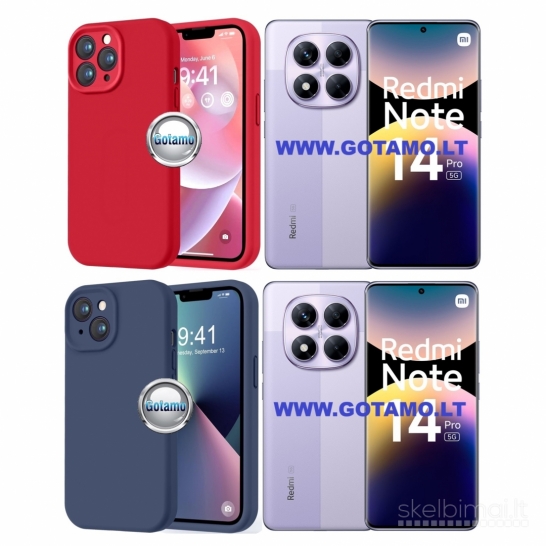 493 B-Soft Plus dėklai nugarėlės Xiaomi Redmi Note 14 Pro 5G, Poco X7