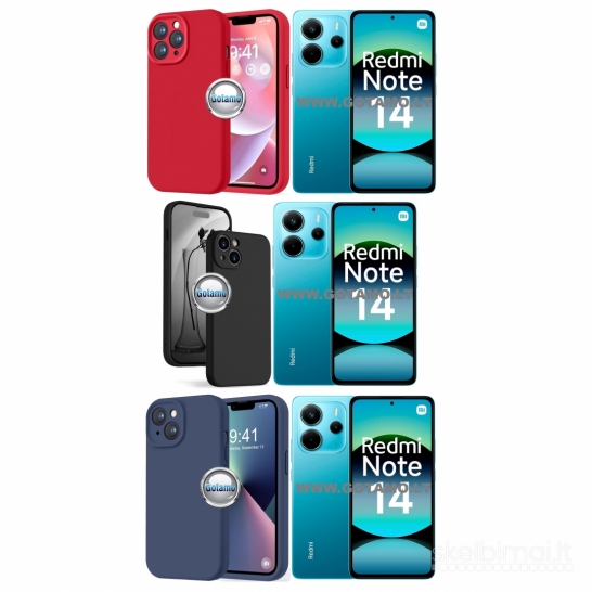 494 B-Soft Plus dėklai nugarėlės Xiaomi Redmi Note 14 4G telefonui