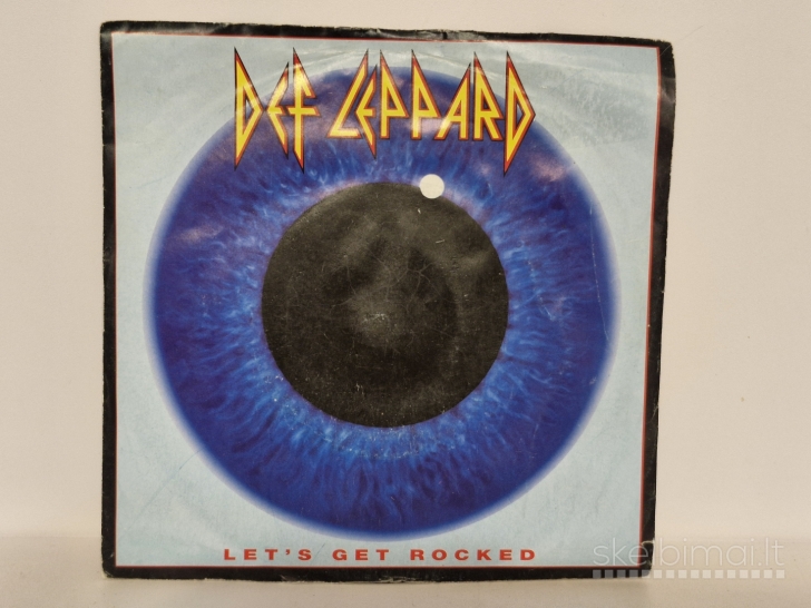 LP plokštelė single Def Leppard – Let's Get Rocked