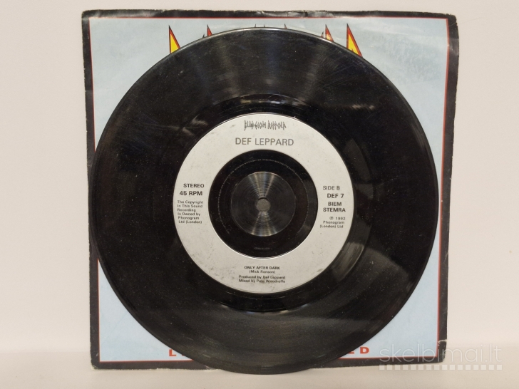 LP plokštelė single Def Leppard – Let's Get Rocked