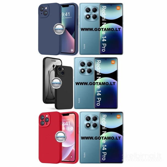 496 B-Soft Plus dėklai nugarėlės Xiaomi Redmi Note 14 Pro 4G telefonui