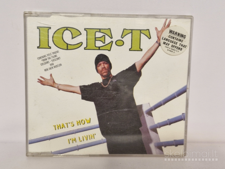 Audio CD Single Ice-T – That's How I'm Livin'