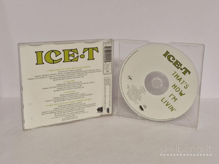 Audio CD Single Ice-T – That's How I'm Livin'
