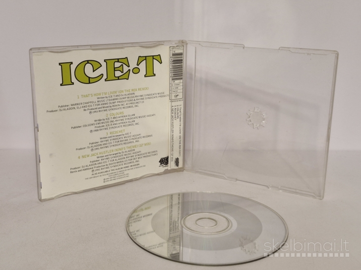 Audio CD Single Ice-T – That's How I'm Livin'
