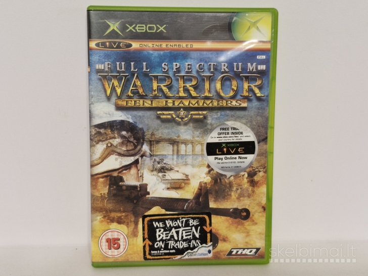 Žaidimas Full Spectrum Warrior: Ten Hammers PAL Xbox
