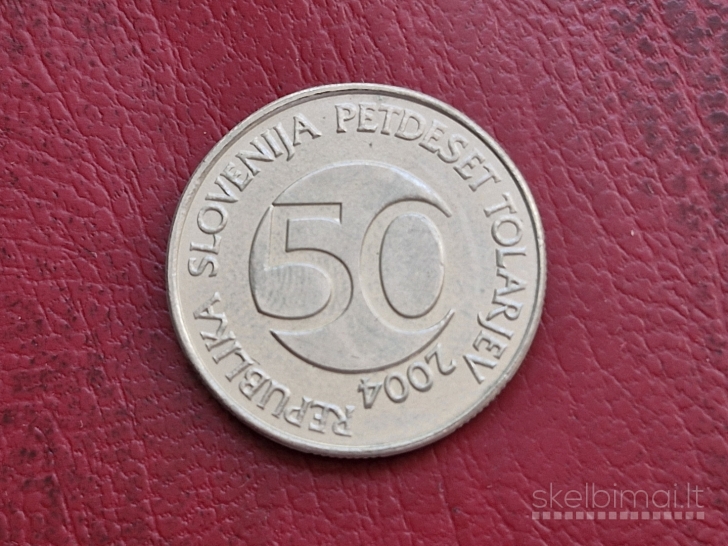 Slovėnija 50 tolarų, 2004 KM# 52