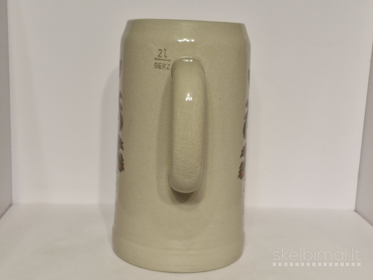 Didelis Gerz 2L vokiškas alaus bokalas (23cm.)