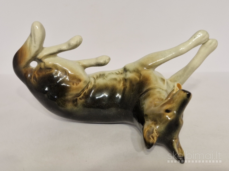 Keramikinė vokiečių aviganio figūrelė (19cm.)