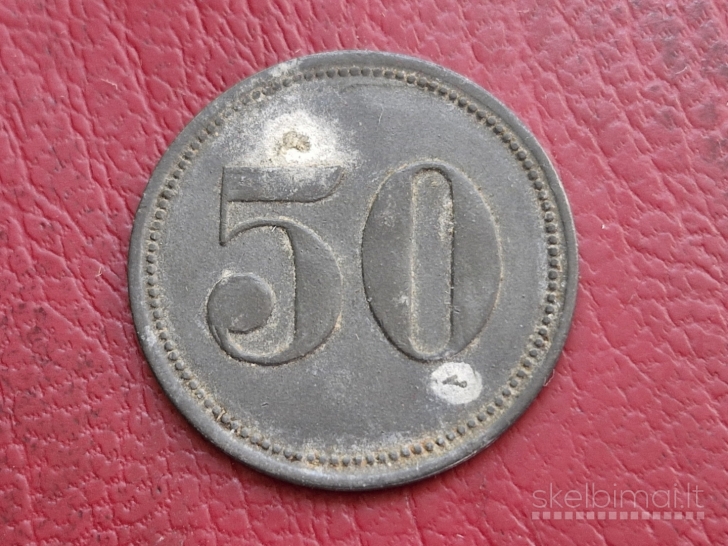50 Pfennig 1917 Sonthofen Notgeld Vokietija Zn