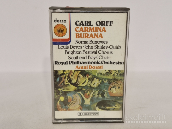 Audio kasetė MC Carl Orff - Carmina Burana