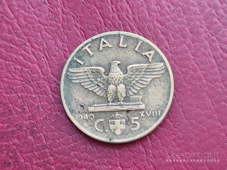 Italija 5 čentezimai, 1940 KM# 73a