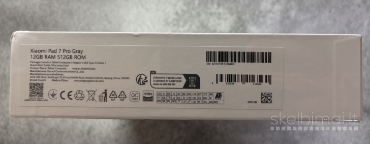 Xiaomi Pad 7 Pro l Naujas l Garantija