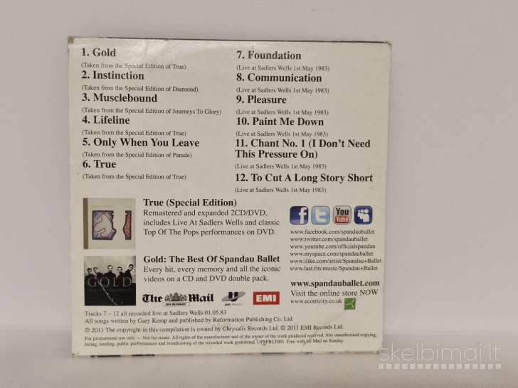 Audio CD Spandau Ballet – Spandau Ballet