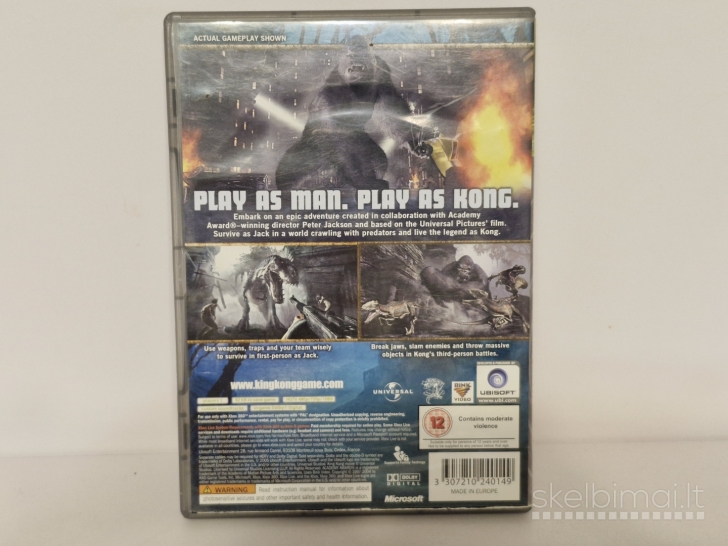 Žaidimas Peter Jackson's King Kong [Classics] PAL Xbox 360