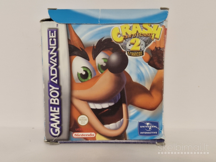 Žaidimas Crash Bandicoot 2 N-tranced PAL GameBoy Advance