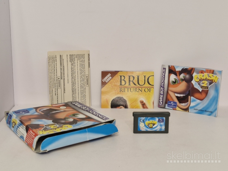 Žaidimas Crash Bandicoot 2 N-tranced PAL GameBoy Advance
