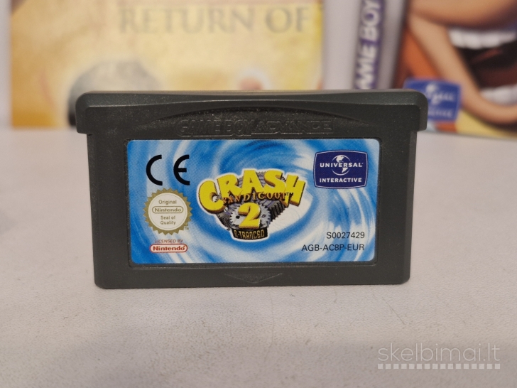 Žaidimas Crash Bandicoot 2 N-tranced PAL GameBoy Advance