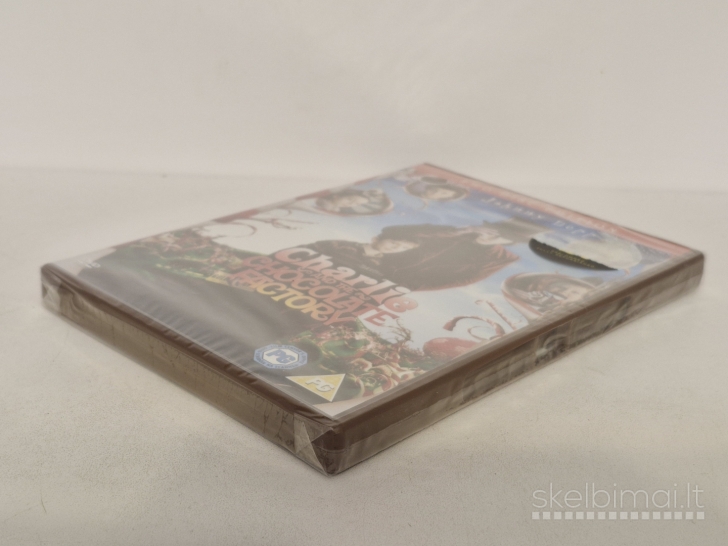 DVD filmas Charlie and the Chocolate Factory vaid. Johny Depp