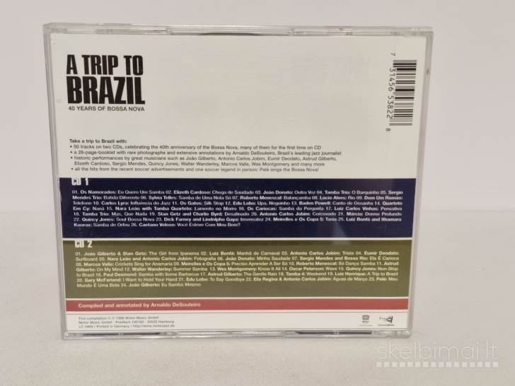 2 Audio CD Various – A Trip To Brazil - 40 Years Of Bossa Nova