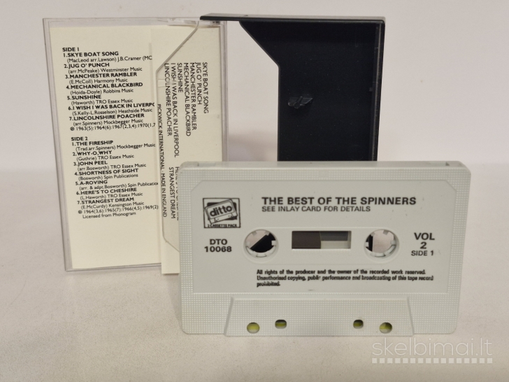 Audio kasetė MC The Spinners – The Best Of The Spinners