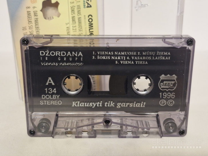 Audio kasetė MC Džordana Ir Grupė ‎– Vienas Namuose