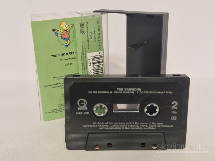 Audio kasetė The Simpsons – Do The Bartman
