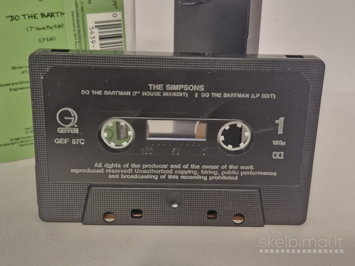 Audio kasetė The Simpsons – Do The Bartman
