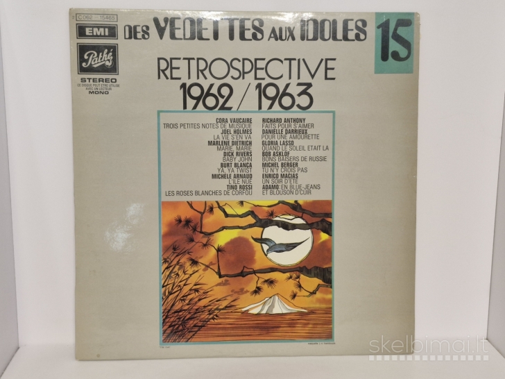 LP plokštelė Des Vedettes Aux Idoles - Rétrospective 1962/1963