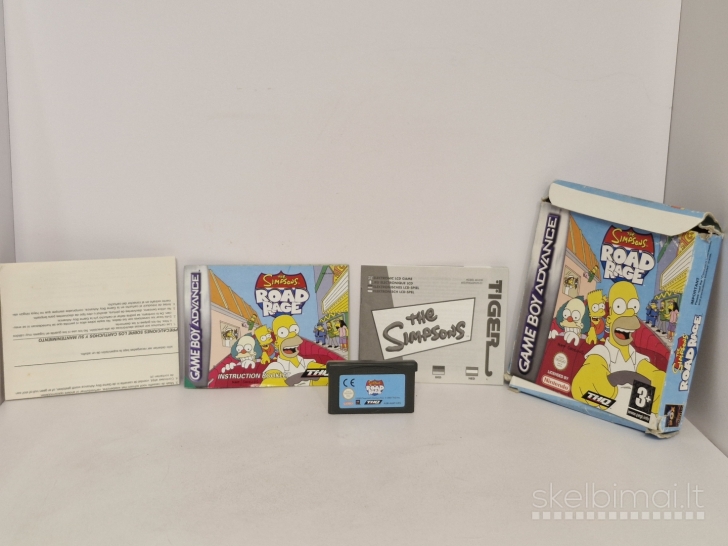 Žaidimas The Simpsons Road Rage GameBoy Advance
