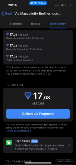 Parduodamas Telegram kanalas