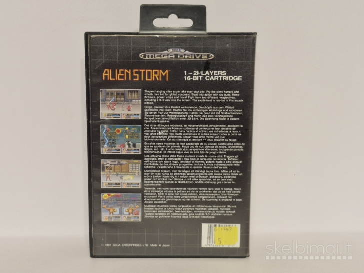 Žaidimas Alien Storm PAL Sega Mega Drive