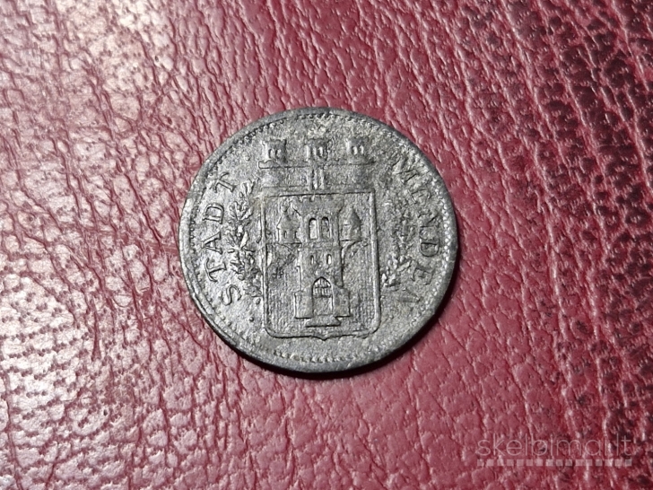 10 Pfennig 1917 Menden Notgeld Vokietija Zn