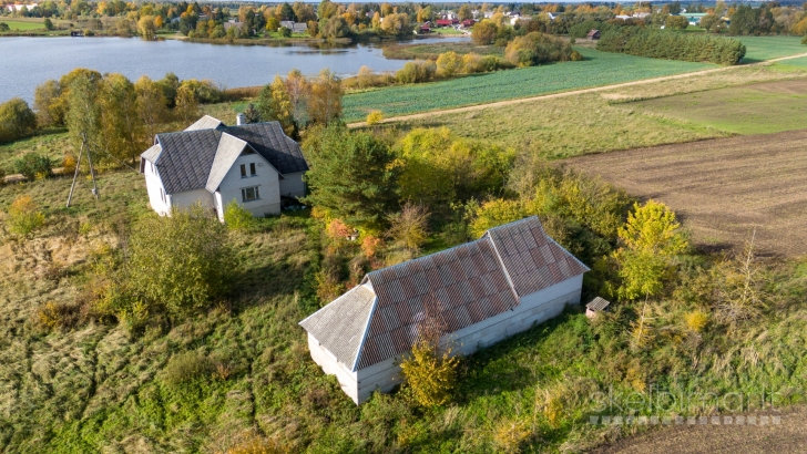 prie ,,Jotainių'' tvenkinio namas, Panevėžio r. sav., Jotainių k.